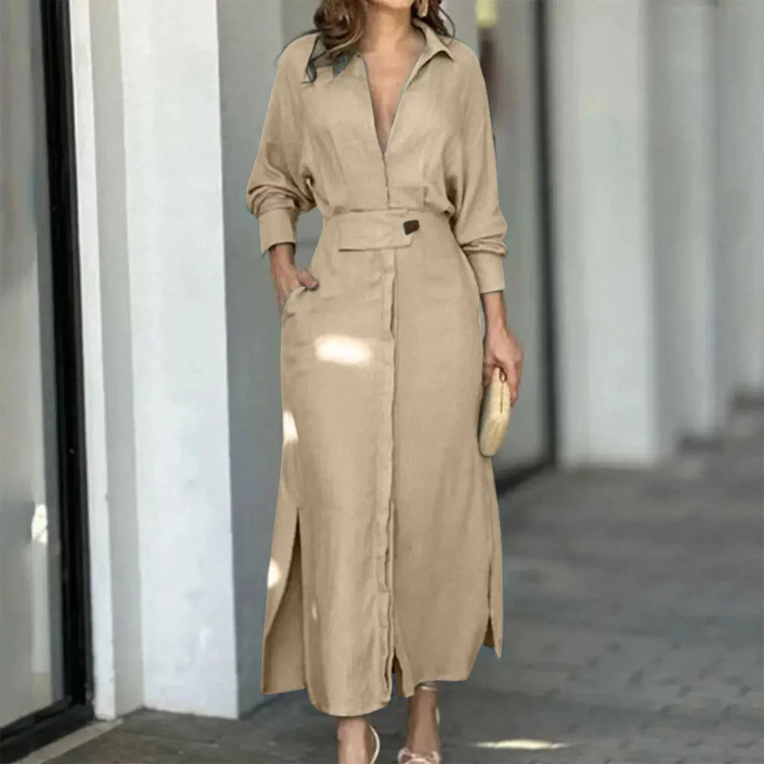 Ankle-Length sukienka koszulowa
