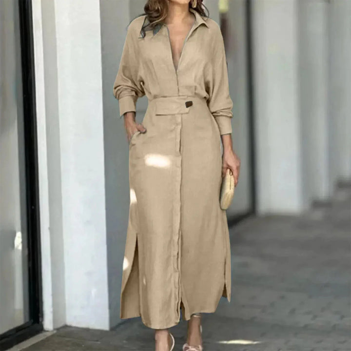 Ankle-Length sukienka koszulowa