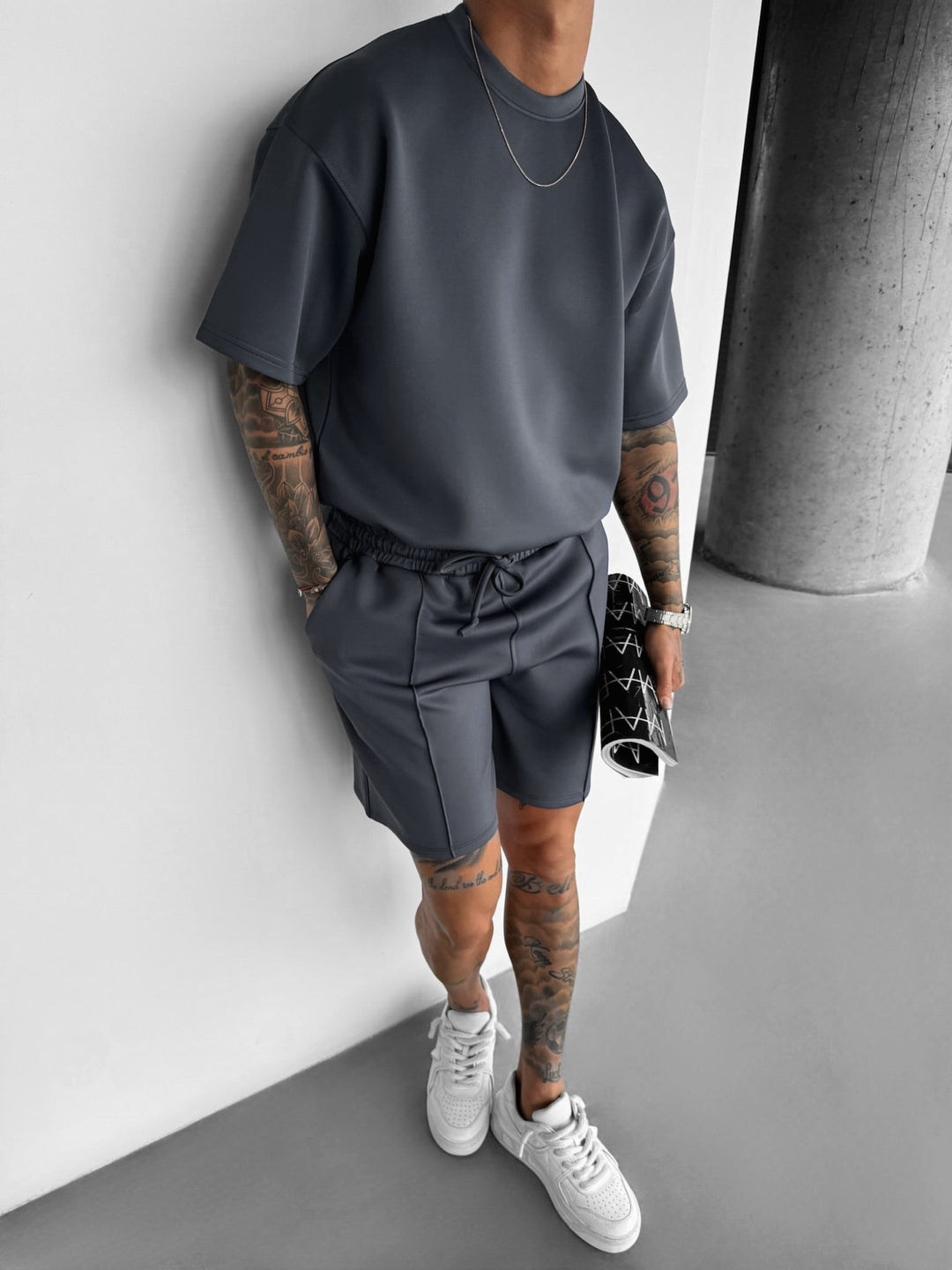 Koszulka Diver Regular Fit - Antracyt