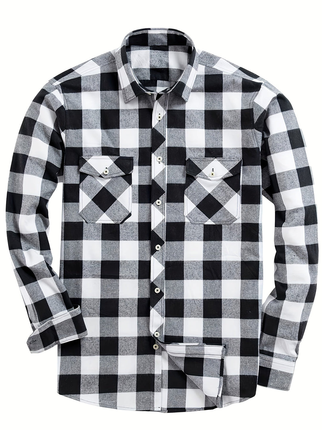 Klasyczny w kratę Flannel koszula
