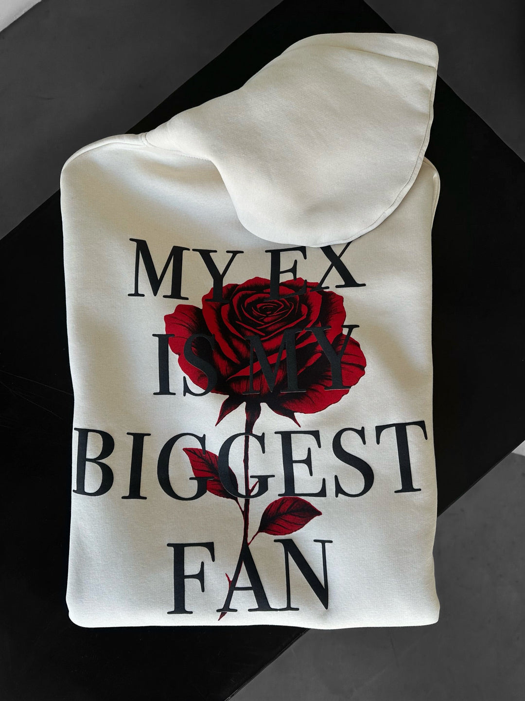 Oversize “EX” Hoodie - Beżowy
