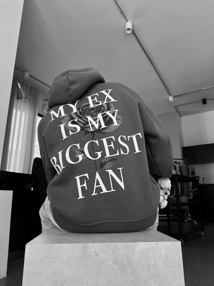 Oversize “EX” Hoodie - Antracyt