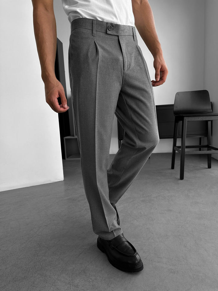 Spodnie Relaxed Fit - Antracyt