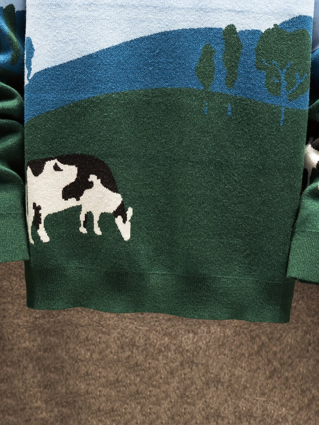 Pastoral Scene sweter z okrągłym dekoltem