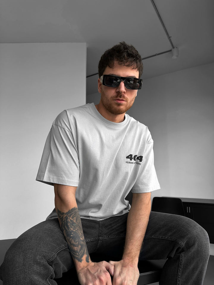 T-shirt Oversize 404 - Szary
