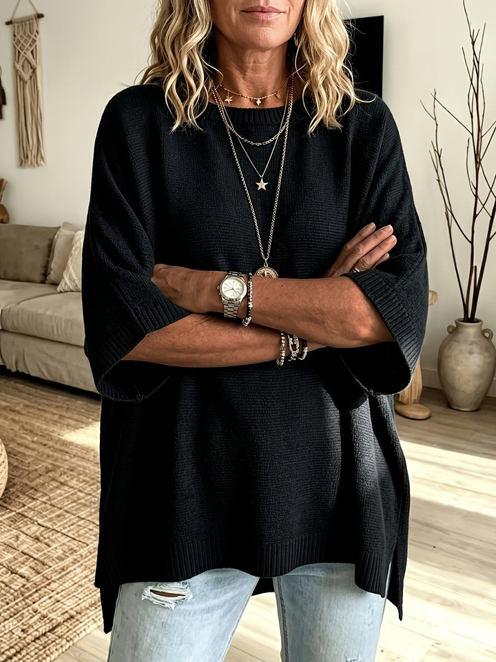 Swobodny Batwing sweter