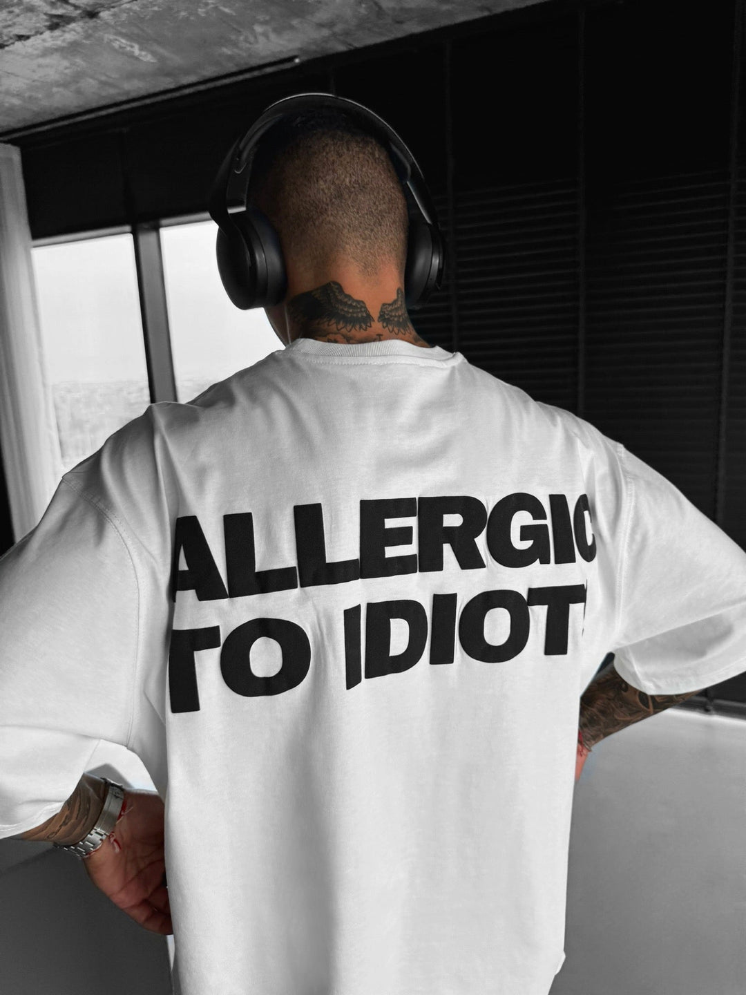 T-shirt Oversize Statement - Ecru