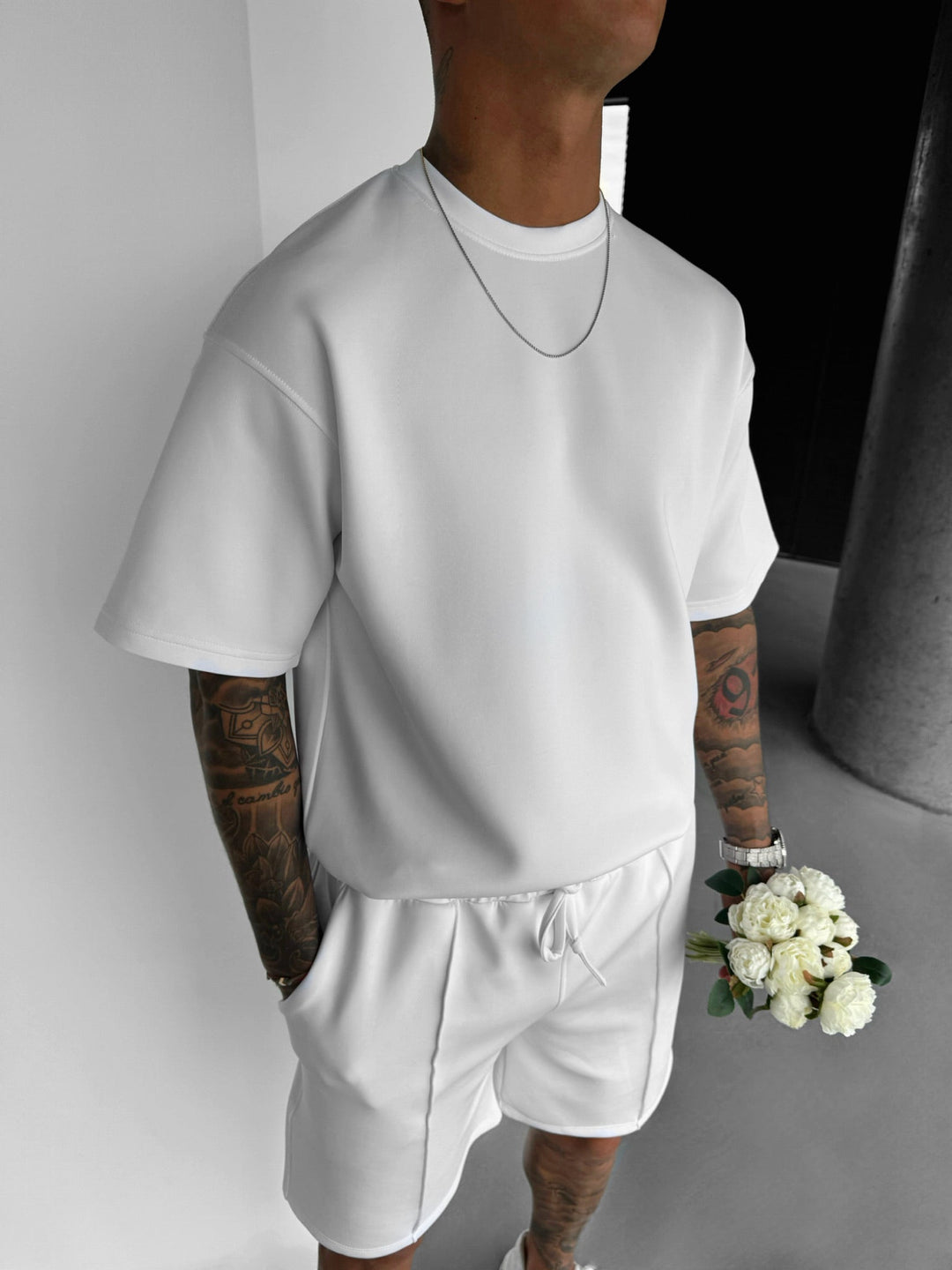 T-shirt Diver Regular Fit - Biały