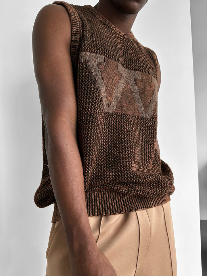 Oversize Washed Knit &