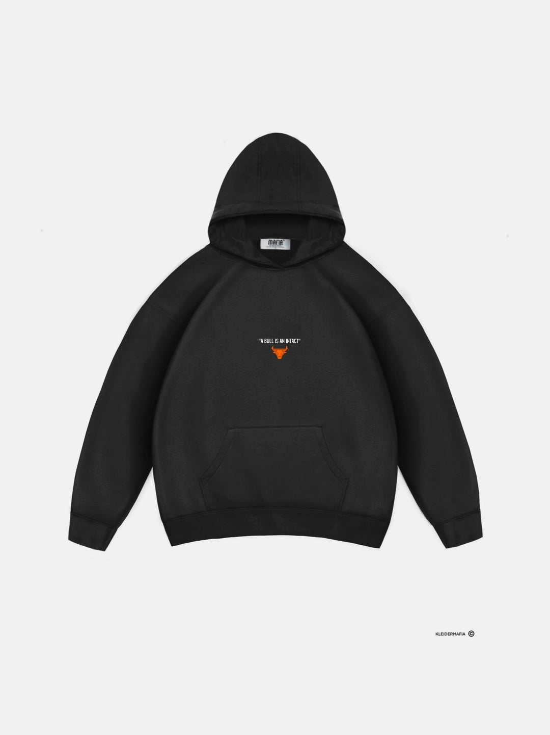 Oversize Bull Hoodie - Czarny