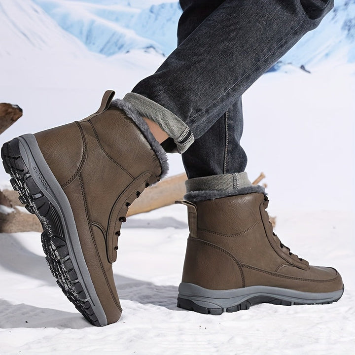 Ciepły-Lined zimowy Trail buty
