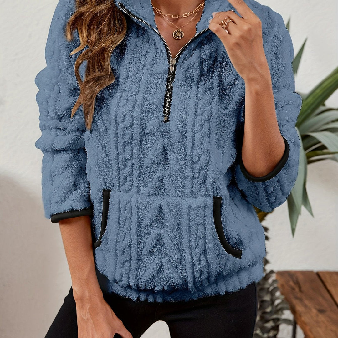 Przytulny zamek 1/2 sweter