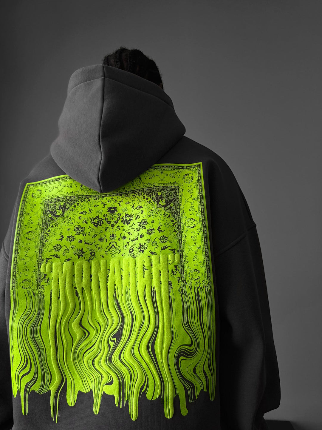 Oversize Monarch Hoodie - Antracyt