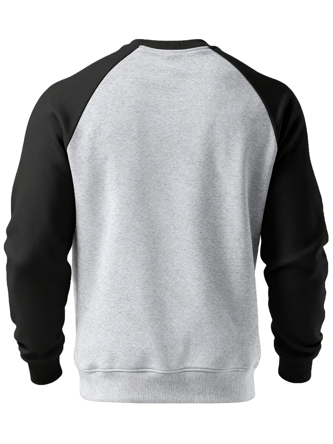 Klasyczny Raglan bluza z okrągłym dekoltem