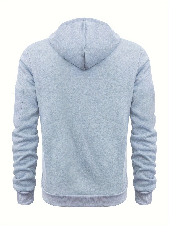 Codzienny Zip-Up bluza z kapturem