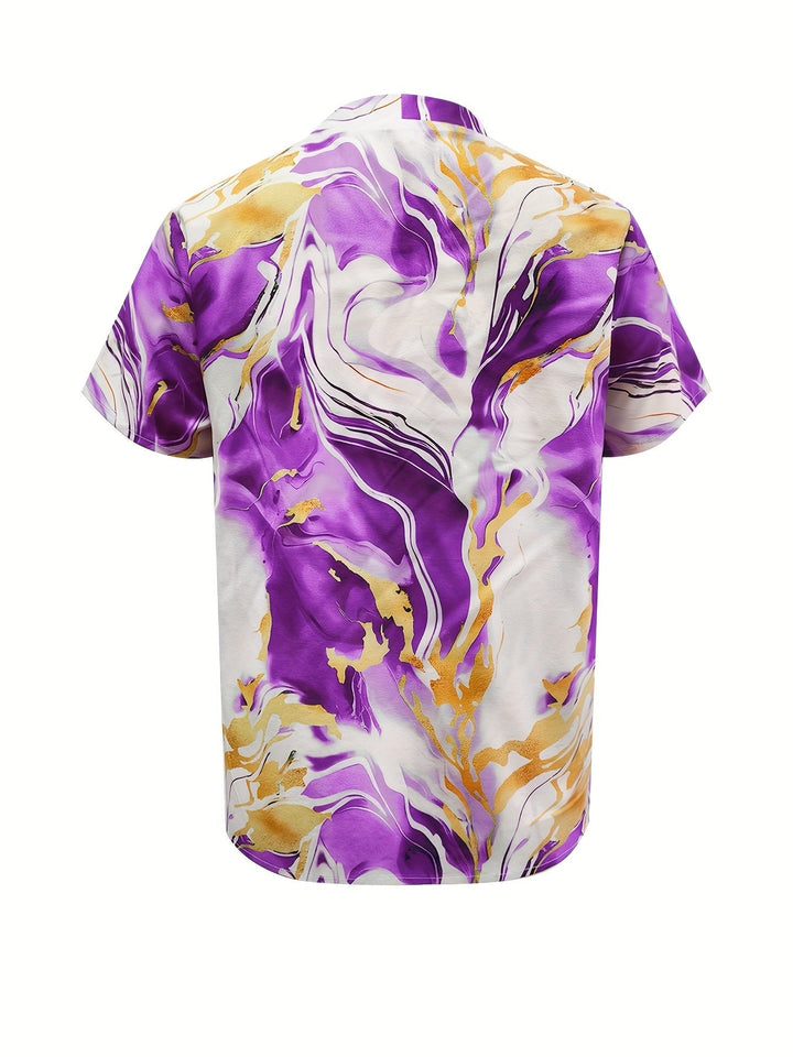 Artful Swirl-Print bluzka