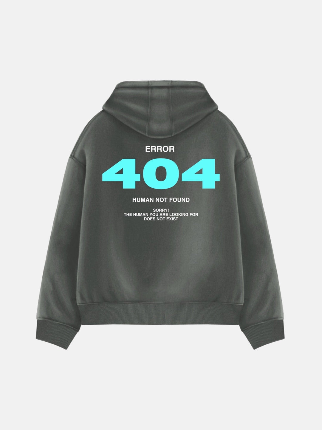 Oversize 404 Hoodie - Antracyt