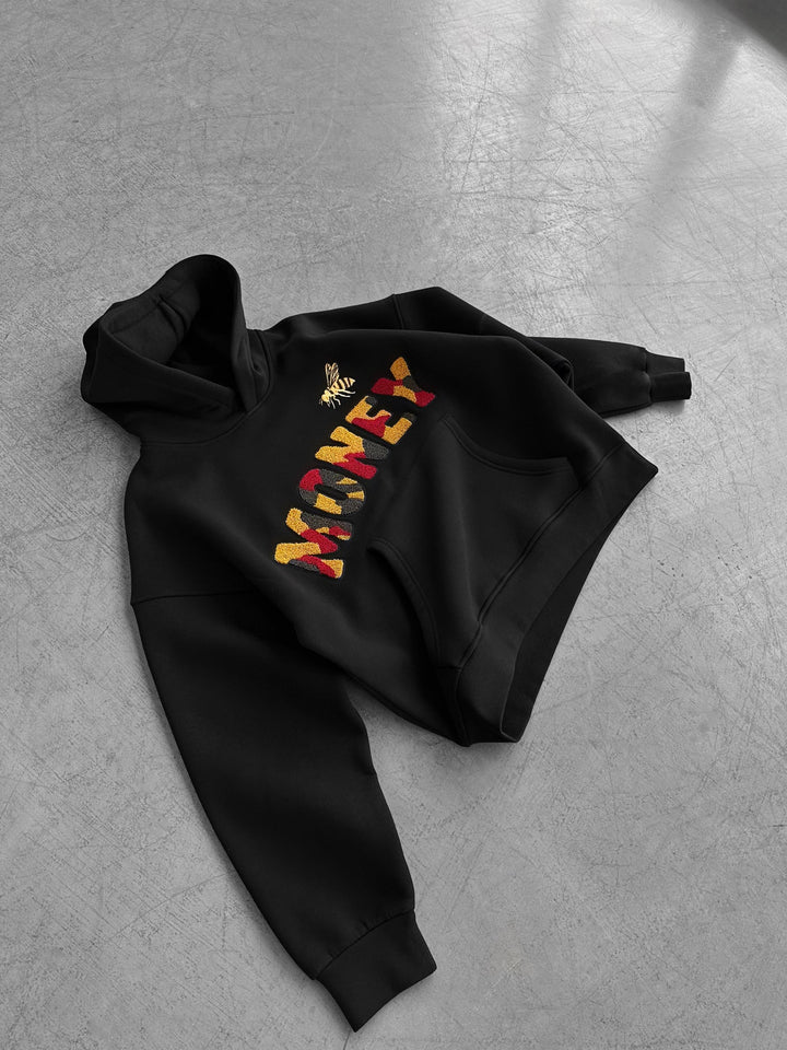 Oversize Money Hoodie - Czarny