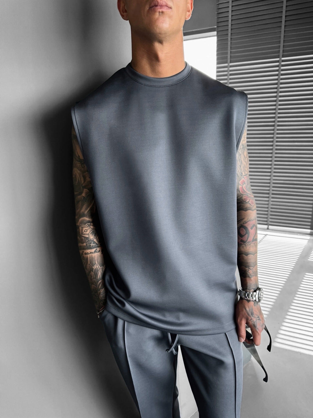 Oversize Top Nurkowy - Antracyt