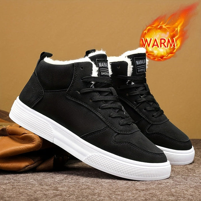 Ciepły-Lined wysokie sneakersy