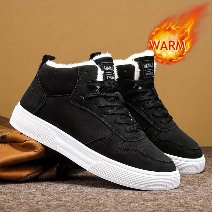 Ciepły-Lined wysokie sneakersy