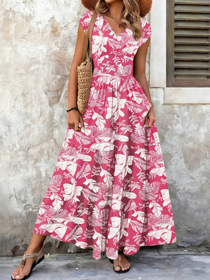 Zwiewny boho sukienka maxi