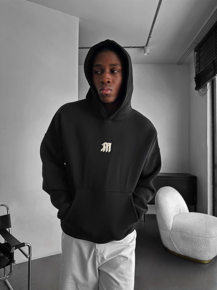 Oversize Hoodie Popeye - Czarny