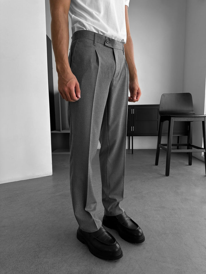 Spodnie Relaxed Fit - Antracyt