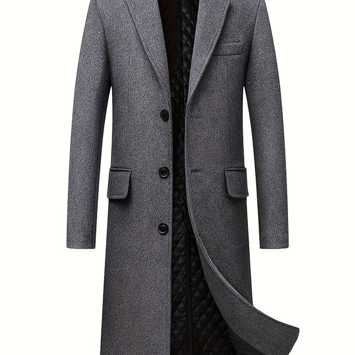 Elegancki długi Overcoat