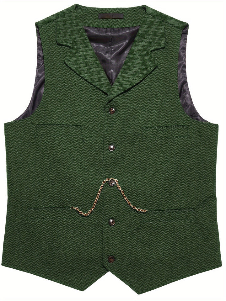 Elegancki jodełka kamizelka
