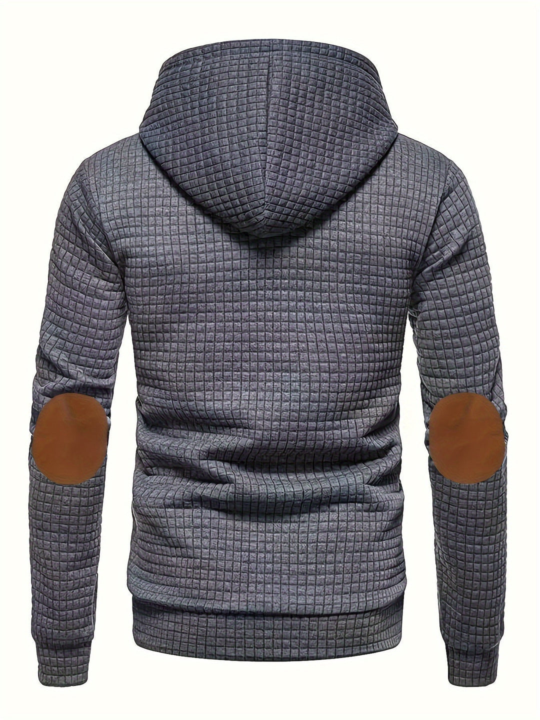 Fakturowany bluza z kapturem