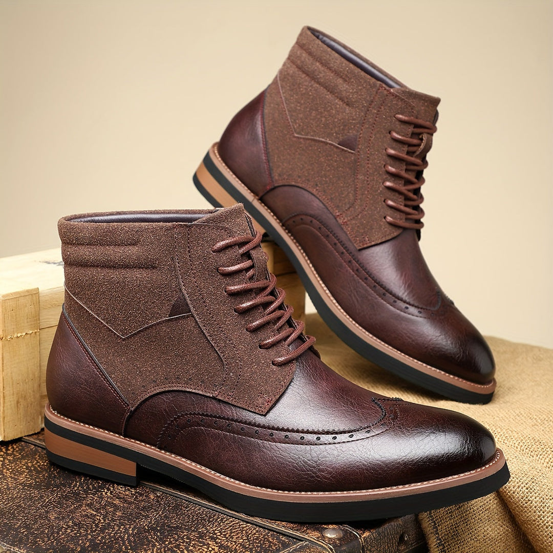 Klasyczny wingtip botki