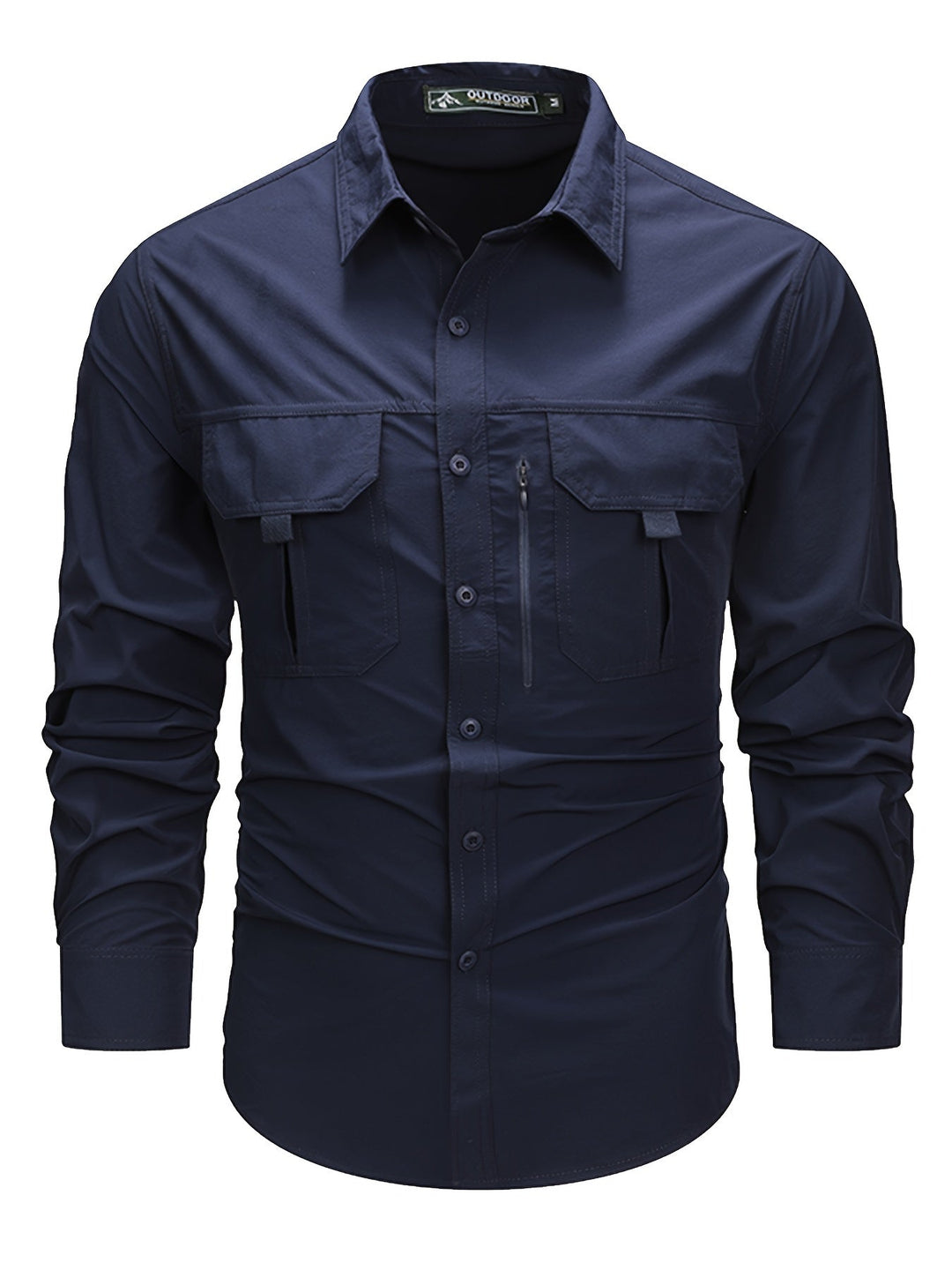 Solidny Multi-Pocket Cargo koszula