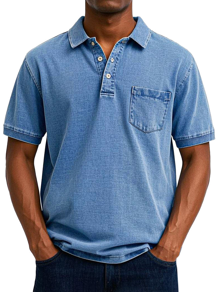 Vintage codzienny koszulka polo