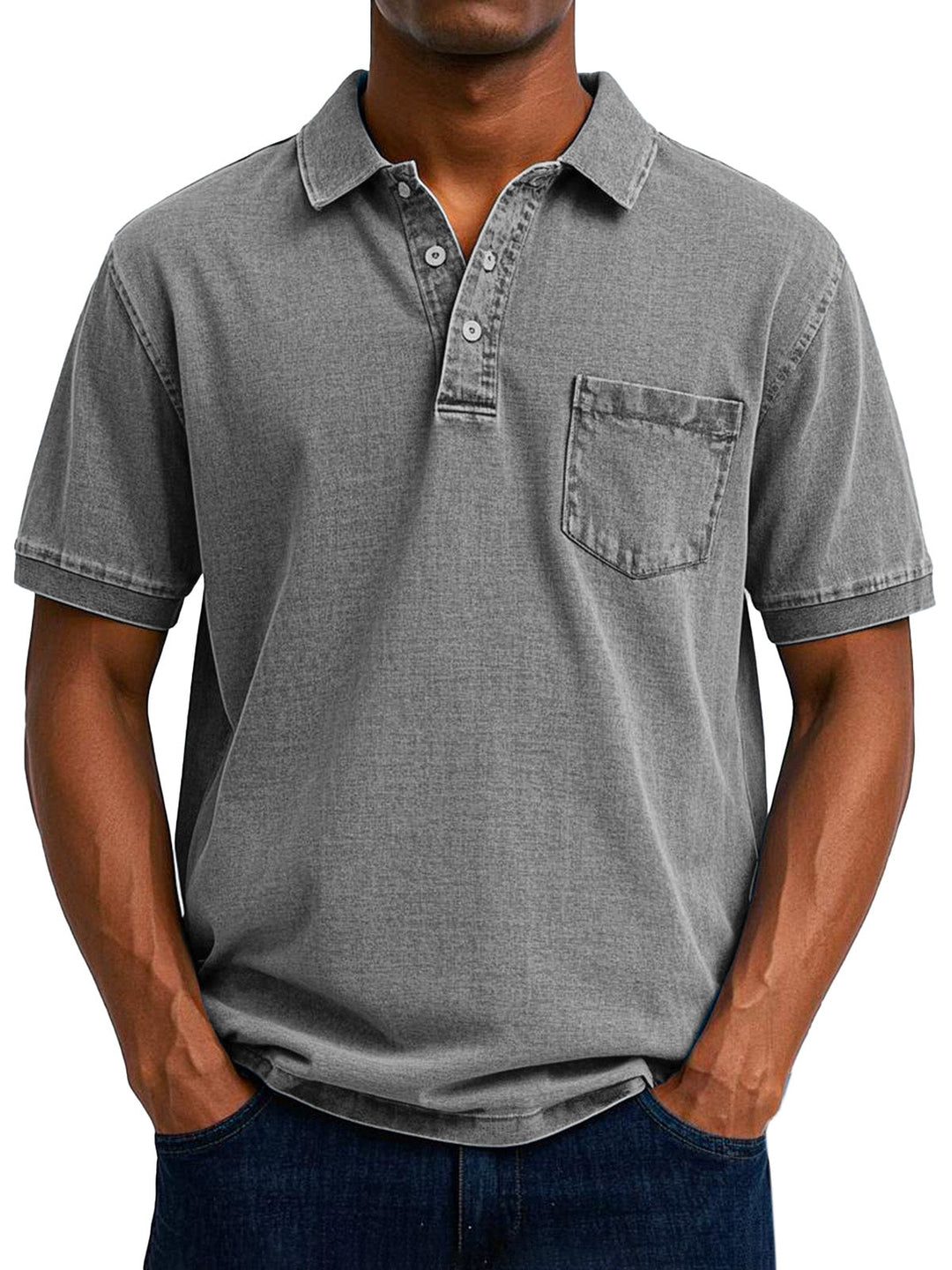 Vintage codzienny koszulka polo