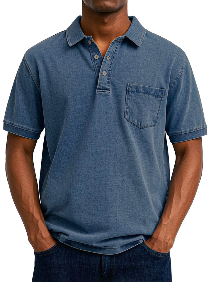 Vintage codzienny koszulka polo