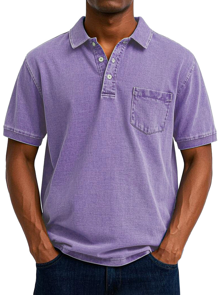 Vintage codzienny koszulka polo