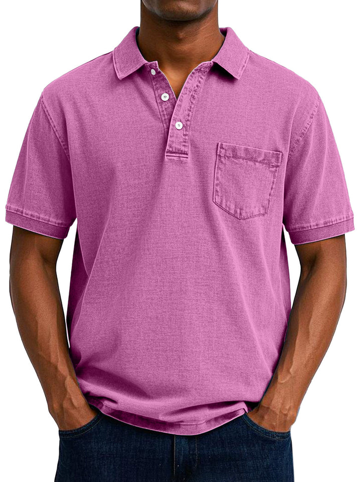 Vintage codzienny koszulka polo