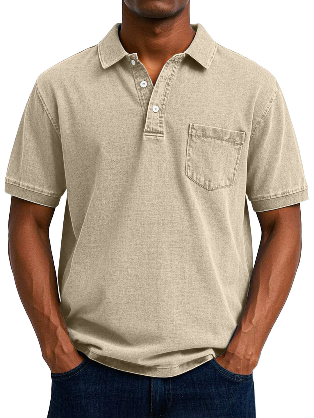 Vintage codzienny koszulka polo