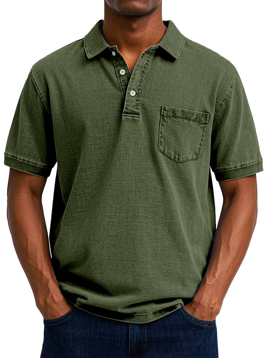 Vintage codzienny koszulka polo