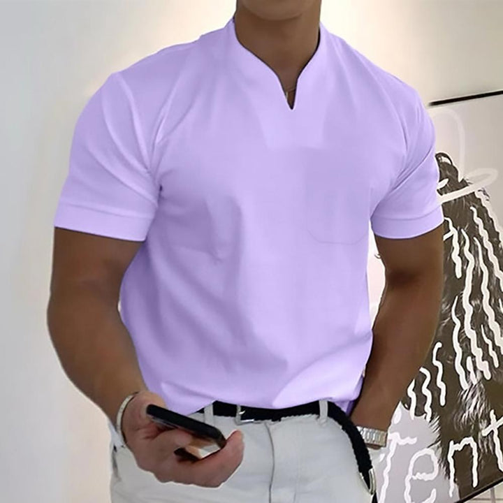 Elegancki kołnierz koszulka polo