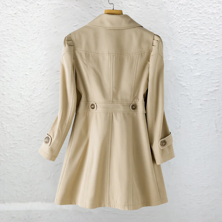 Vintage Trench kołnierz płaszcz