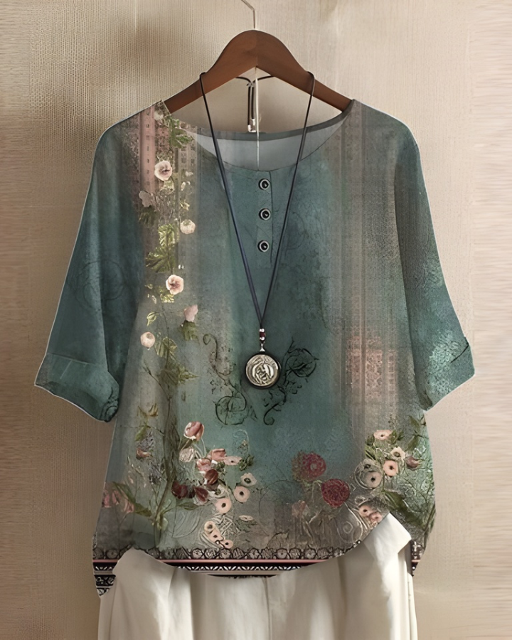 Swobodny letni boho top