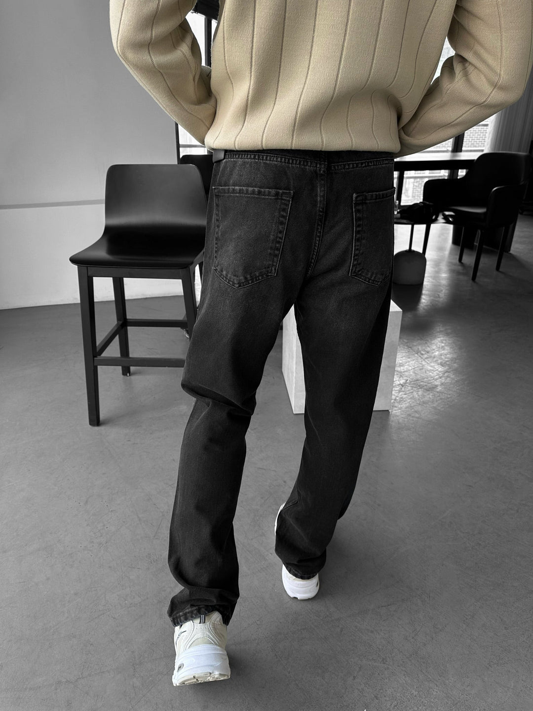 Spodnie Relax Baggy Fit - Czarny
