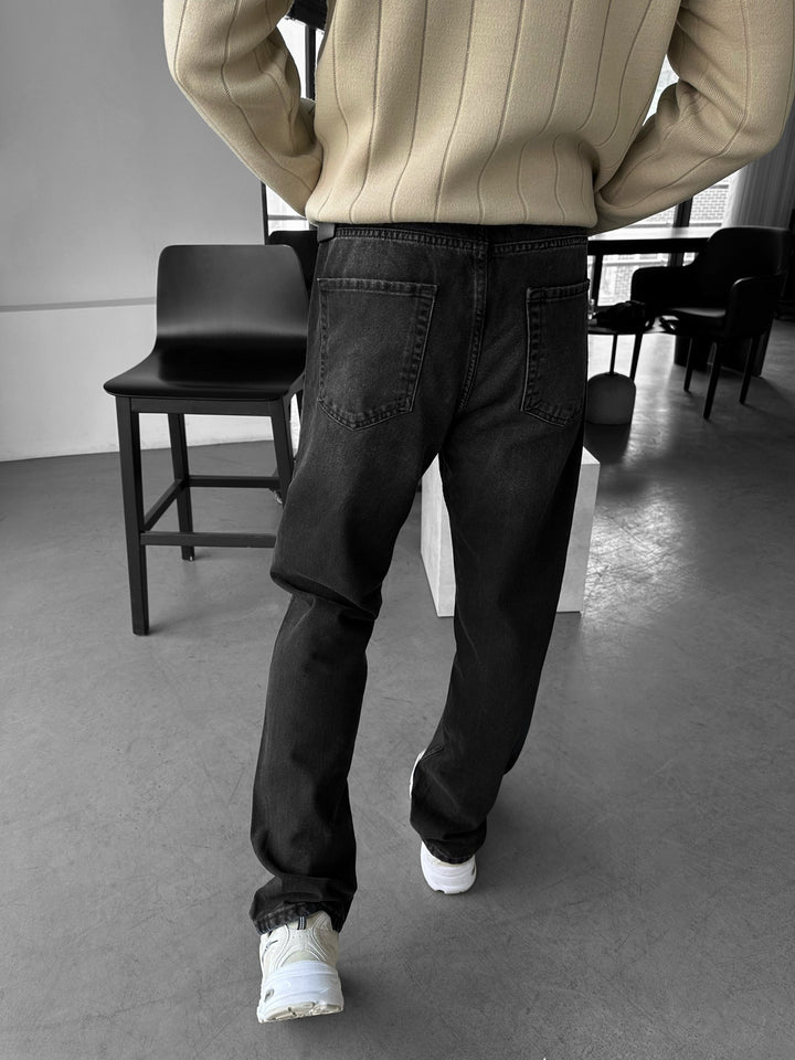 Spodnie Relax Baggy Fit - Czarny