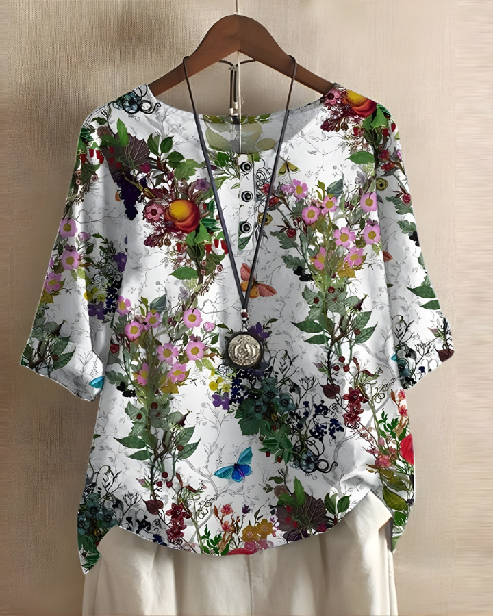 Swobodny letni boho top