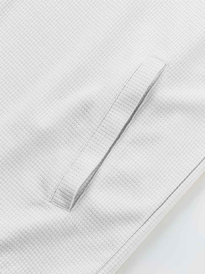 Fakturowany Button-Up kurtka