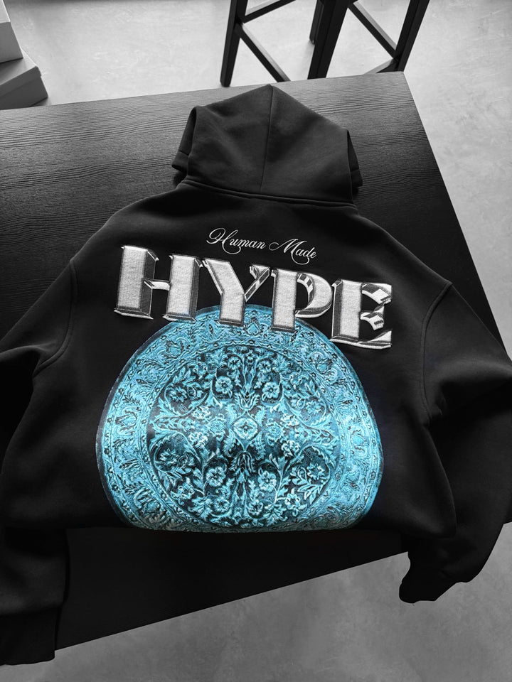 Oversize Hype Hoodie - Czarne