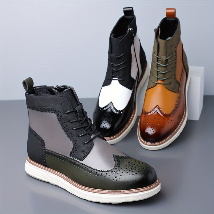 Elegancki wingtip botki