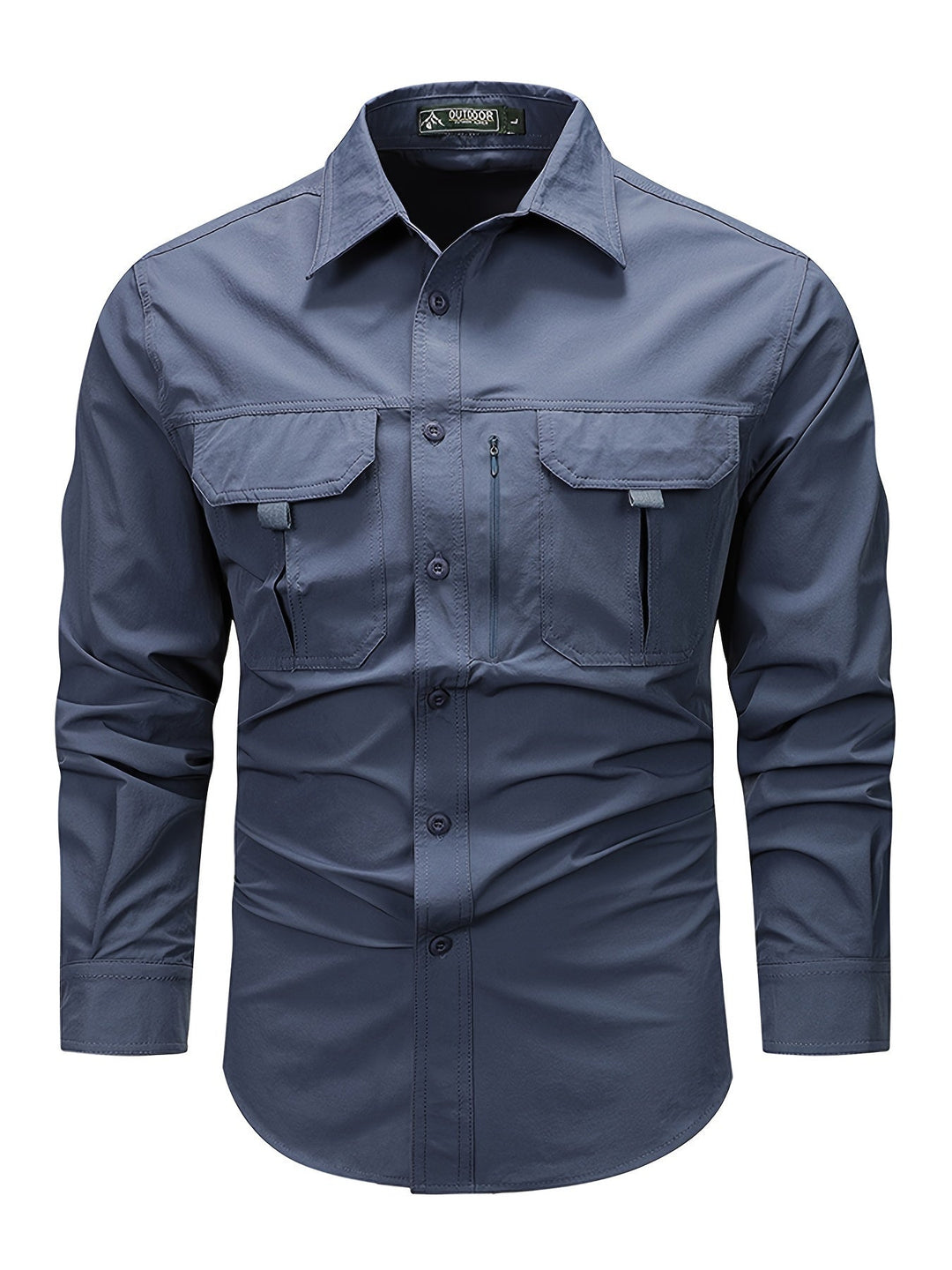 Solidny Multi-Pocket Cargo koszula